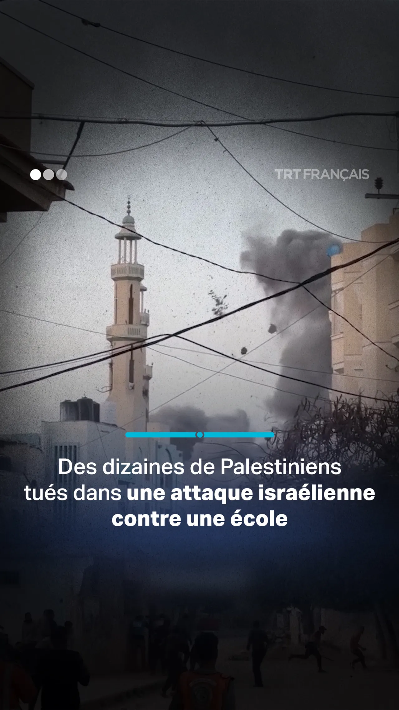 Une frappe israélienne sur une école tue au moins 31 Palestiniens